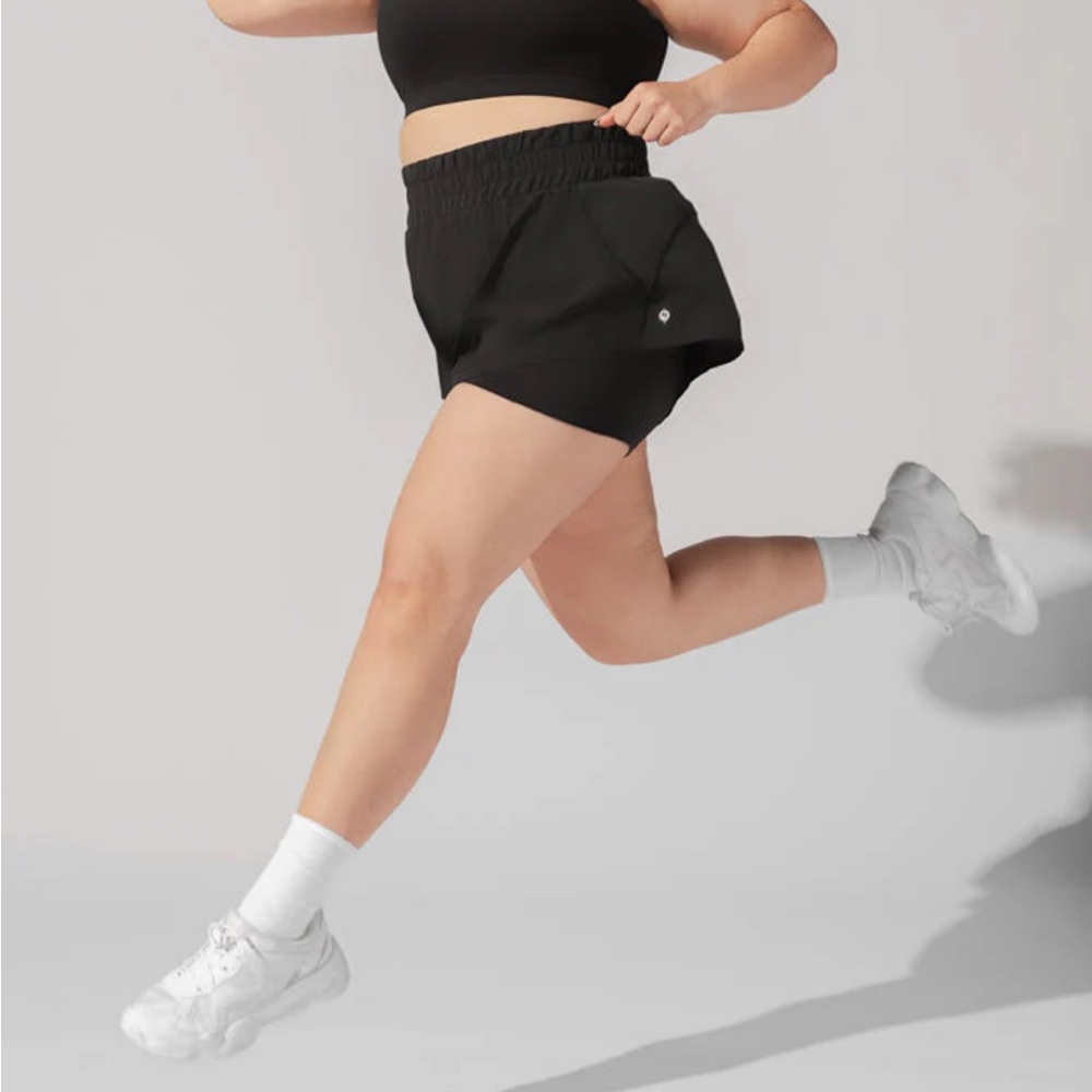 POPFLEX High Waisted Supershort Black